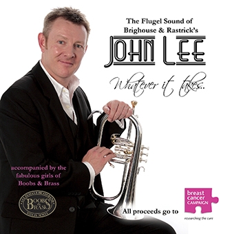 CD front cover Whatever It Takes - John Lee with Boobs and Brass